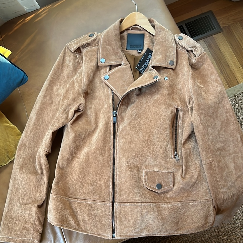 NWOT Men’s BlankNYC leather jacket size Large